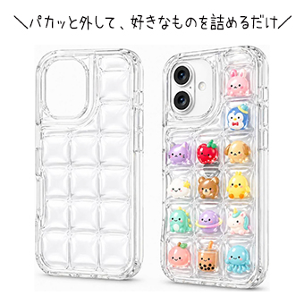 【ぽこぽこスマホケース】(3種)